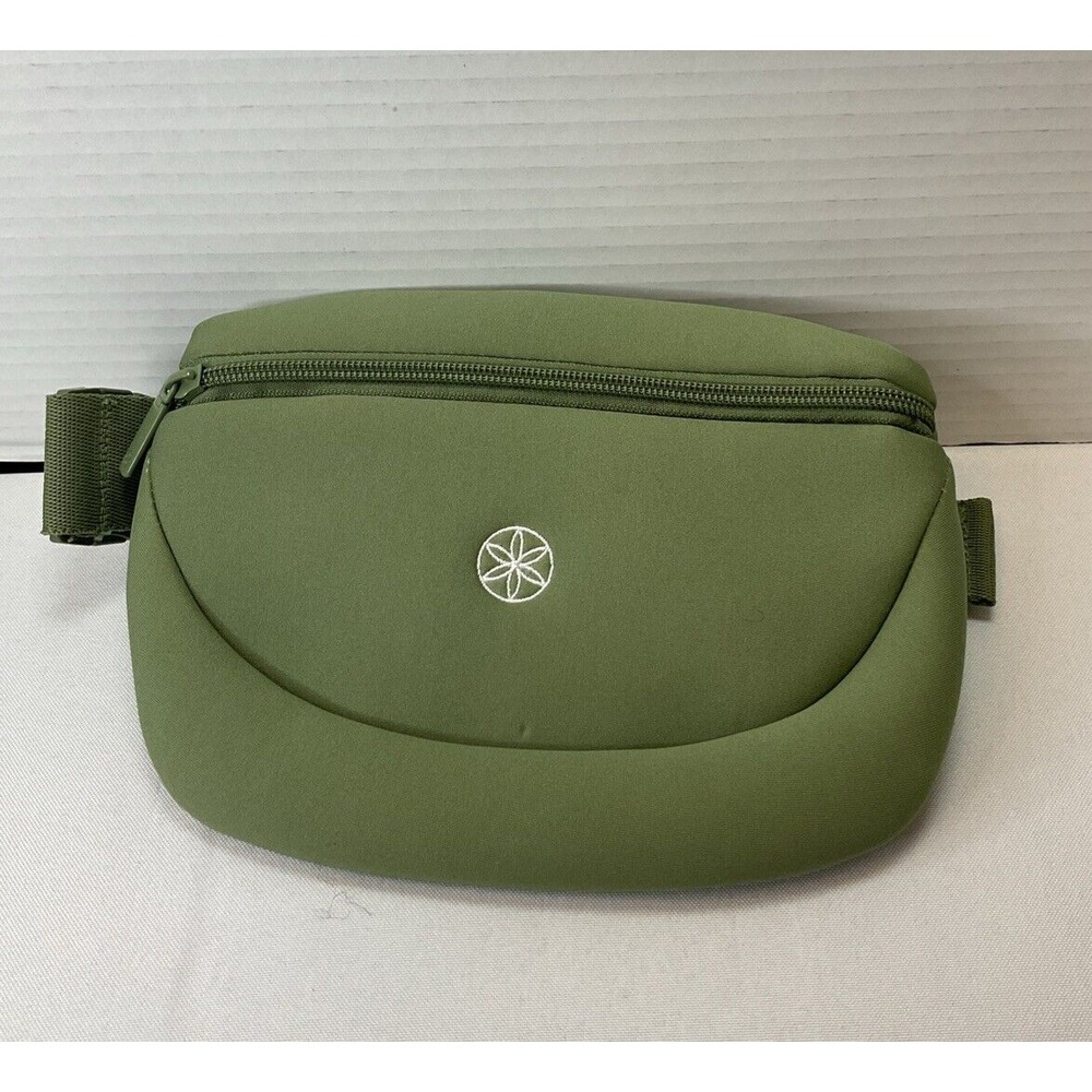 GAIAM ALTITUDE Yoga Olive Green Waist Belt Fanny Pack‎ NEOPRENE